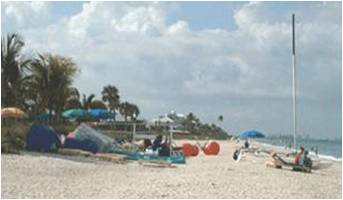 picture of beach clutter
