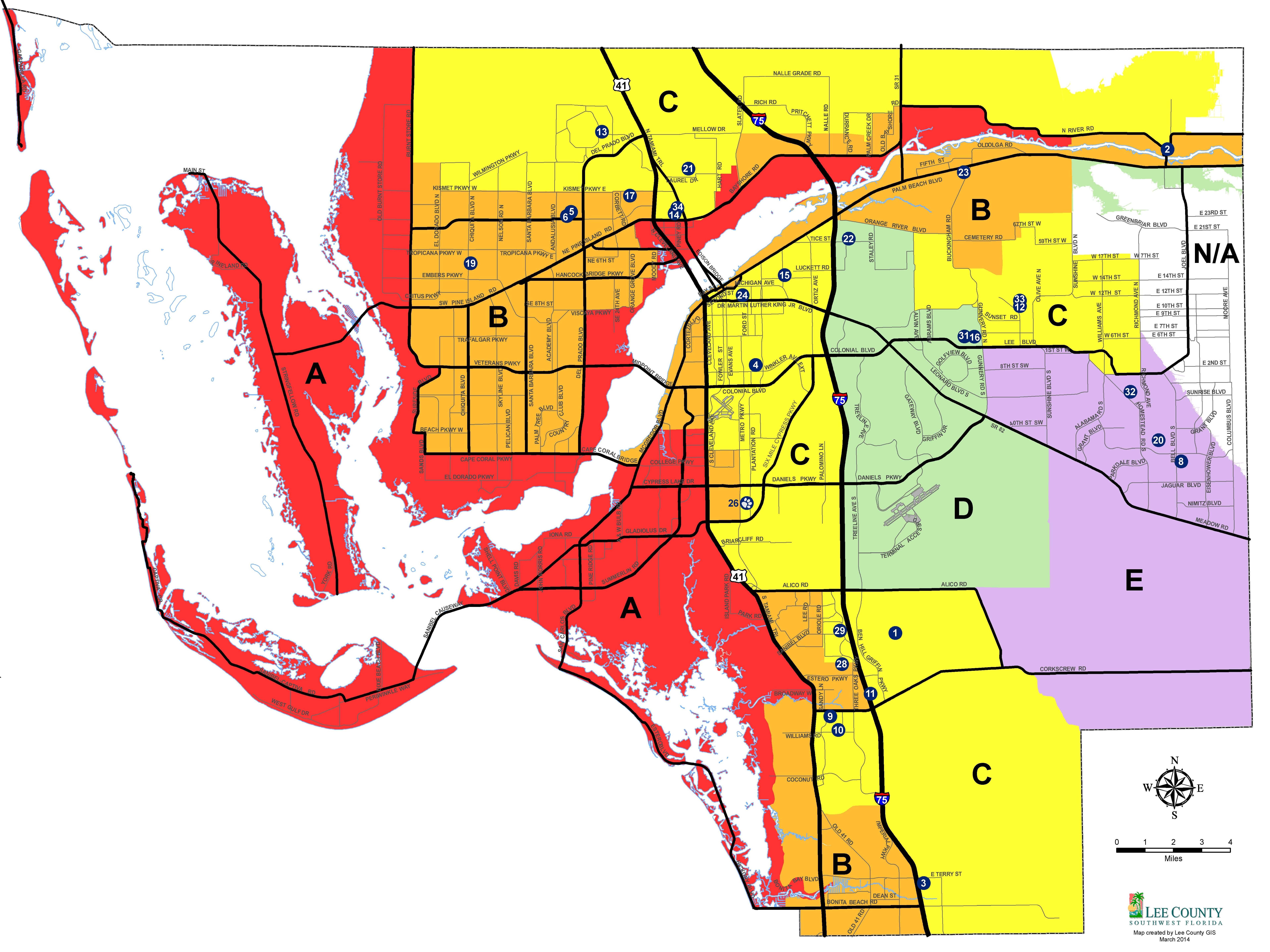 Click here to view Evacuation zones, Routes and Shelters Map